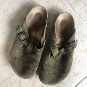 Birkenstock Suede Clogs